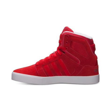 addidas red shoes|red adidas shoes high tops.